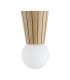 Volante Globe Ceiling Light Light Wood Natural Oak G9 IP44-5