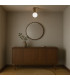 Volante Globe Ceiling Light Dark Wood Dark Honey Oak G9 IP44-2
