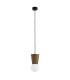 Volante Globe Pendant Ceiling Light Dark Wood Dark Honey Oak G9 IP44-3
