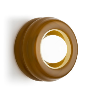Tevo Wall Lamp Opaque Amber Opal Matte G9-1
