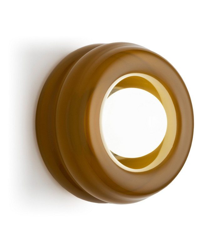 Tevo Wall Lamp Opaque Amber Opal Matte G9-1