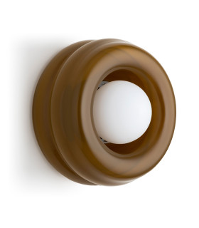 Tevo Wall Lamp Opaque Amber Opal Matte G9-2