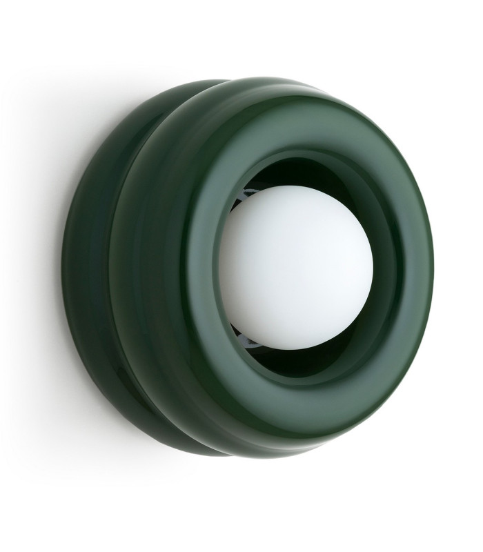 Tevo Wall Lamp Bottle Green Opal Matte G9-5