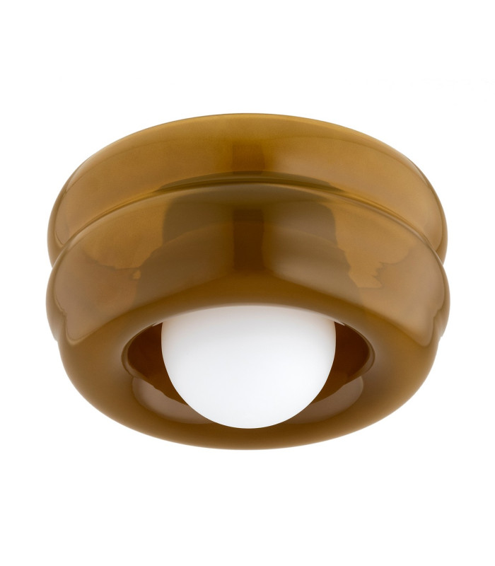 Tevo Wall Lamp Opaque Amber Opal Matte G9-3