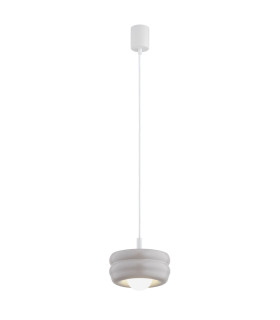 Tevo Slim Pendant Ceiling Light Sand Cashmere Opal Matte G9-1