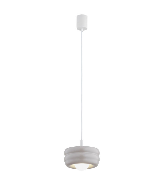 Tevo Slim Pendant Ceiling Light Sand Cashmere Opal Matte G9-1