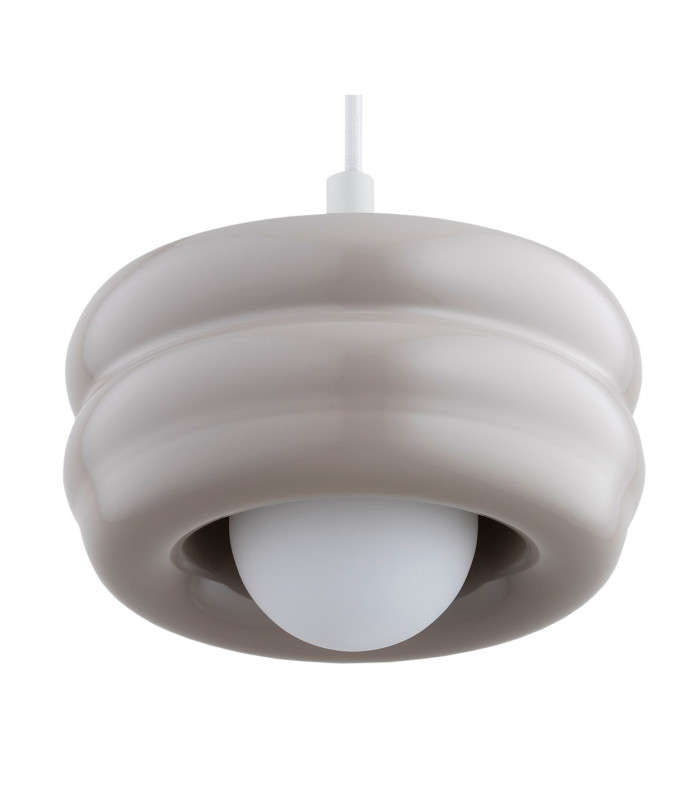 Tevo Slim Pendant Ceiling Light Sand Cashmere Opal Matte G9-2