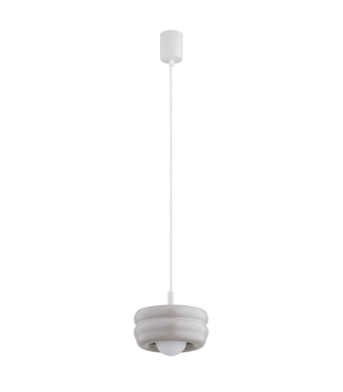 Tevo Slim Pendant Ceiling Light Sand Cashmere Opal Matte G9-3