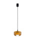 Tevo Slim Pendant Ceiling Light Opaque Amber Opal Matte G9-1