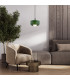 Tevo Slim Pendant Ceiling Light Bottle Green Opal Matte G9-4