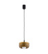 Tevo Slim Pendant Ceiling Light Opaque Amber Opal Matte G9-3