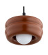 Tevo Slim Pendant Ceiling Light Terracotta Opal Matte G9-2