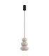 Orlando Slim Pendant Ceiling Light Cashmere Gloss GU10-1