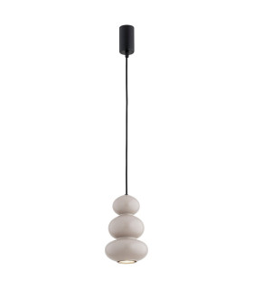 Orlando Slim Pendant Ceiling Light Cashmere Gloss GU10-1