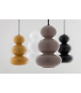 Orlando Slim Pendant Ceiling Light Cashmere Gloss GU10-2