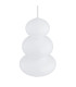 Orlando Slim Pendant Ceiling Light White Gloss Opal GU10-6