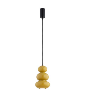 Orlando Slim Pendant Ceiling Light Honey Gloss GU10-1