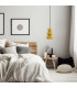 Orlando Slim Pendant Ceiling Light Honey Gloss GU10-3