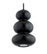 Orlando Slim Pendant Ceiling Light Black-Green Gloss GU10-5
