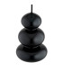 Orlando Slim Pendant Ceiling Light Black-Green Gloss GU10-6