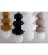 Orlando Plus Slim Pendant Ceiling Light Opal White Gloss Opal Matte G9 IP44-6