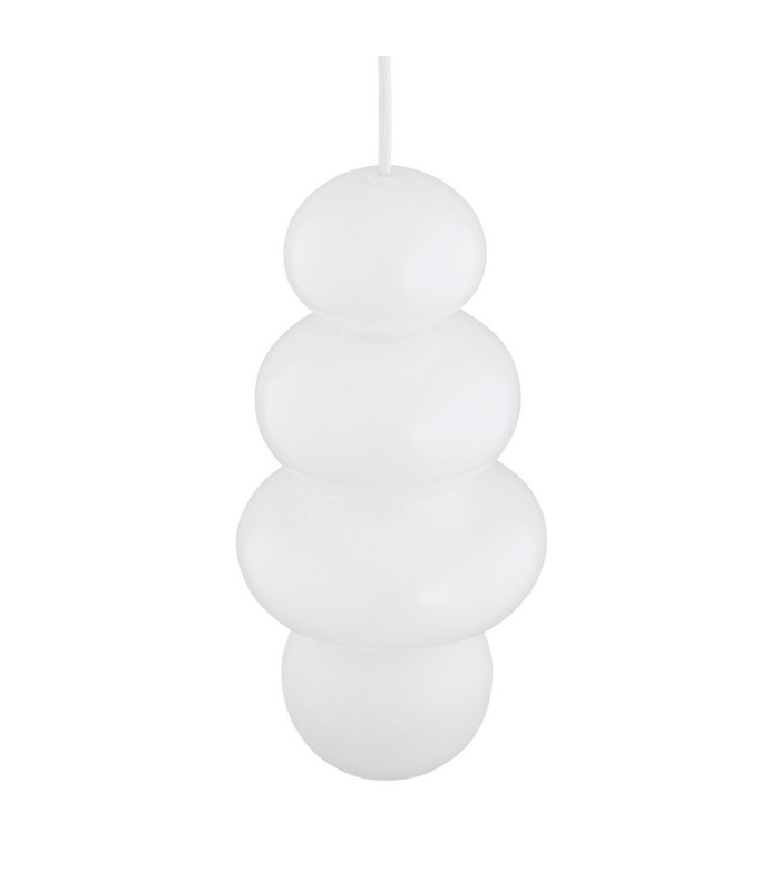 Orlando Plus Slim Pendant Ceiling Light Opal White Gloss Opal Matte G9 IP44-7