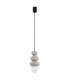 Orlando Plus Slim Pendant Ceiling Light Cashmere Gloss Opal Matte G9 IP44-1