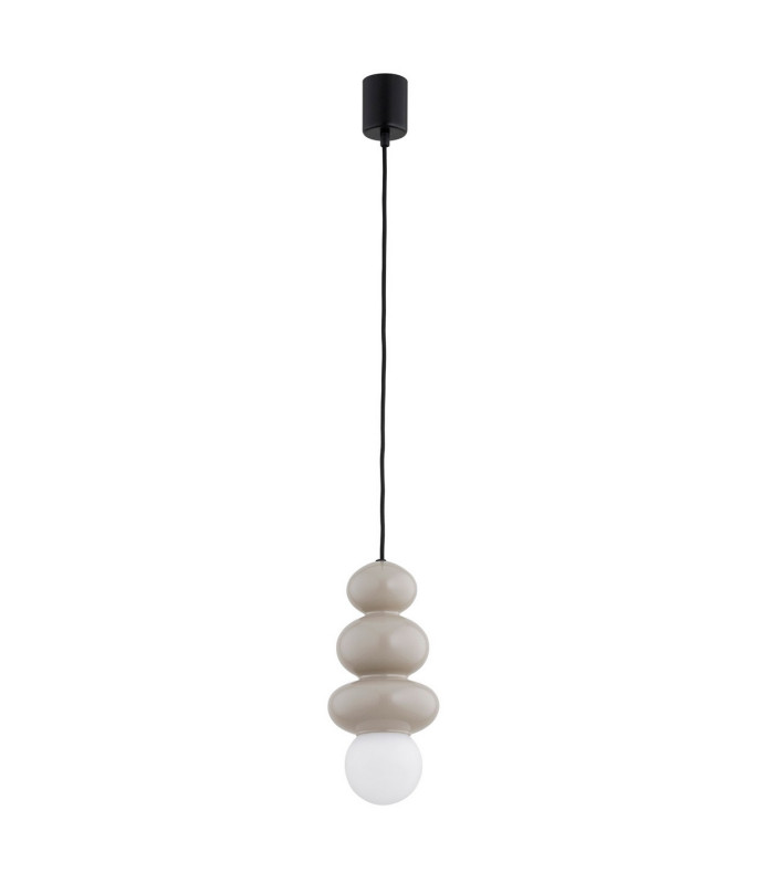 Orlando Plus Slim Pendant Ceiling Light Cashmere Gloss Opal Matte G9 IP44-1