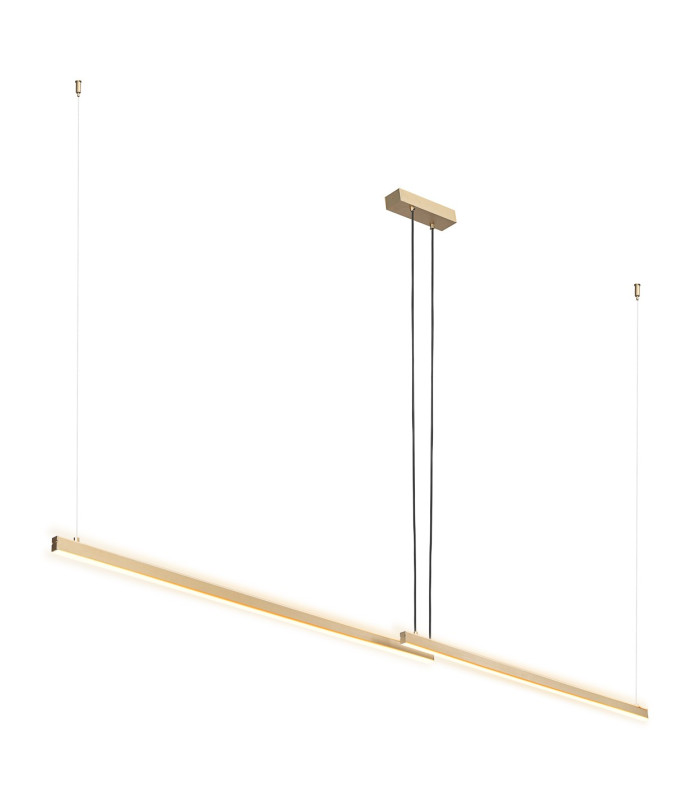 Orlando Slim Pendant Ceiling Light Black-Green Gloss GU10-10