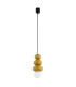 Orlando Plus Slim Pendant Ceiling Light Honey Gloss Opal Matte G9 IP44-1