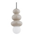 Orlando Plus Slim Pendant Ceiling Light Cashmere Gloss Opal Matte G9 IP44-6