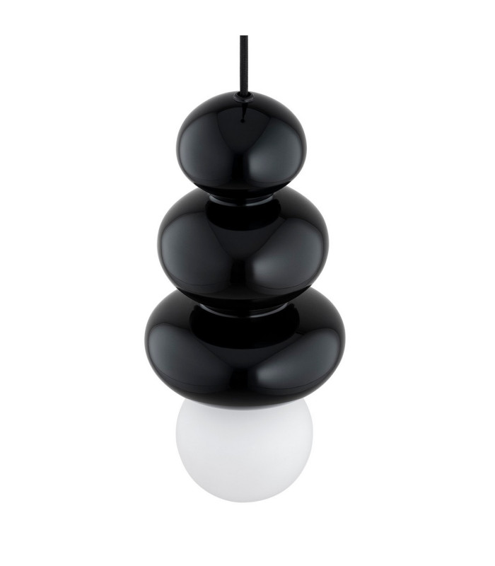 Orlando Plus Slim Pendant Ceiling Light Black-Green Gloss Opal Matte G9 IP44-6