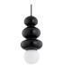 Orlando Plus Slim Pendant Ceiling Light Black-Green Gloss Opal Matte G9 IP44-7