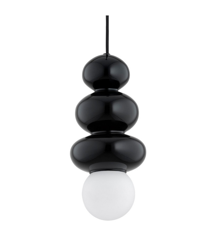 Orlando Plus Slim Pendant Ceiling Light Black-Green Gloss Opal Matte G9 IP44-7