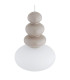 Diego Globe Pendant Ceiling Light Cashmere Gloss Opal Shade GU10-6