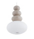 Diego Globe Pendant Ceiling Light Cashmere Gloss Opal Shade GU10-7