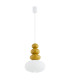 Diego Globe Pendant Ceiling Light Honey Gloss GU10-1