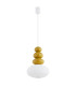 Diego Globe Pendant Ceiling Light Honey Gloss GU10-7