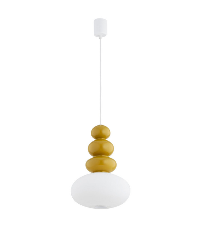 Diego Globe Pendant Ceiling Light Honey Gloss GU10-7