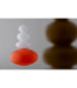 Diego Globe Pendant Ceiling Light Juicy Orange Gloss GU10-4