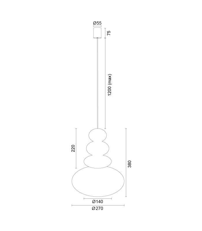 Diego Globe Pendant Ceiling Light Cashmere Gloss Dark Terracotta Gloss GU10-11