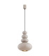 Diego Globe Pendant Ceiling Light Cashmere Gloss GU10-1