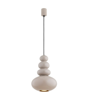 Diego Globe Pendant Ceiling Light Cashmere Gloss GU10-1