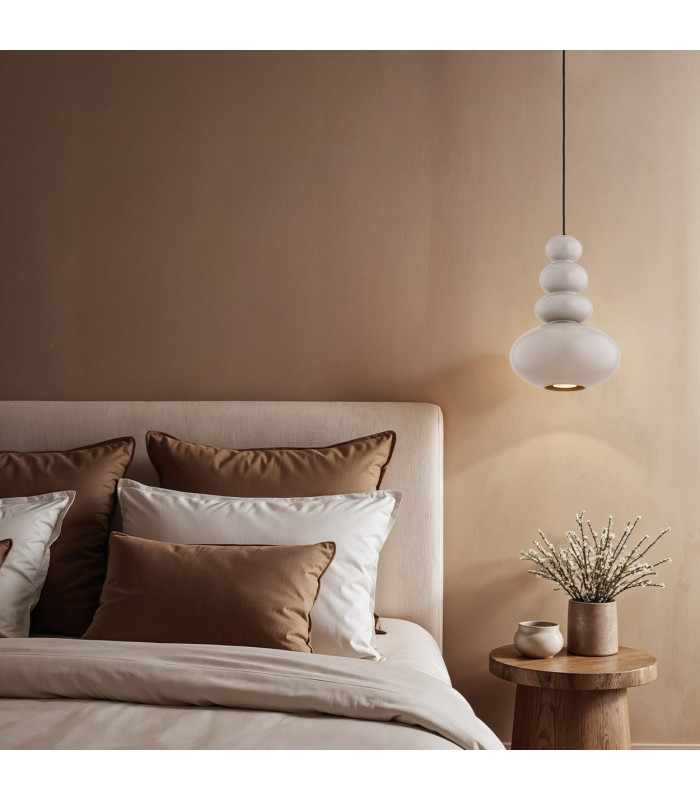 Diego Globe Pendant Ceiling Light Cashmere Gloss GU10-5