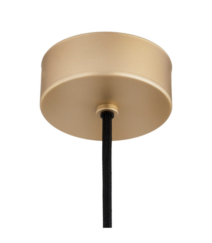 Sacramento Globe Pendant Ceiling Light Transparent Gold GX53-8