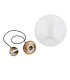 Sacramento Globe Pendant Ceiling Light Transparent Gold GX53-9