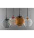 Sacramento Globe Pendant Ceiling Light Dirty Pink Iridescent Terracotta GX53-4