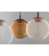 Sacramento Globe Pendant Ceiling Light Dirty Pink Iridescent Terracotta GX53-5