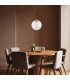 Sacramento Globe Pendant Ceiling Light Dirty Pink Iridescent Terracotta GX53-6