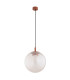 Sacramento Globe Pendant Ceiling Light Dirty Pink Iridescent Terracotta GX53-8